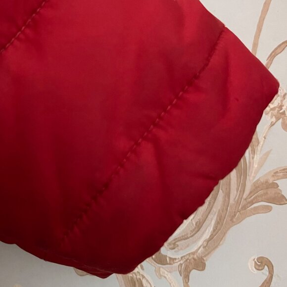 Polo By Ralph Lauren Boys Red Down Puffer Jacket Size 18M Hooded Winter Coat - Picture 11 of 16